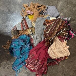 Colorful Assorted Winter Collection: Scarves, Socks, ear warmer